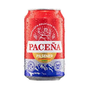 Cerveza Paceña Lata 330cc (Lata chica)