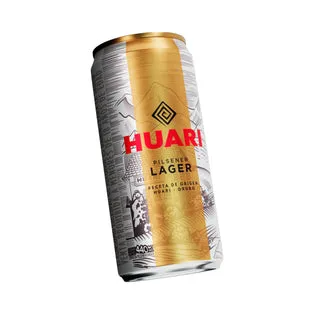 Cerveza Huari Tradicional Lata 440cc